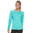 Women's Fila Sport&reg; Raglan Long Sleeve Tee, Size: Xs, Turquoise/blue (turq/aqua)
