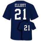 Big & Tall Dallas Cowboys Ezekiel Elliott Player Name And Number Tee, Men's, Size: 3xlt, Blue (navy)