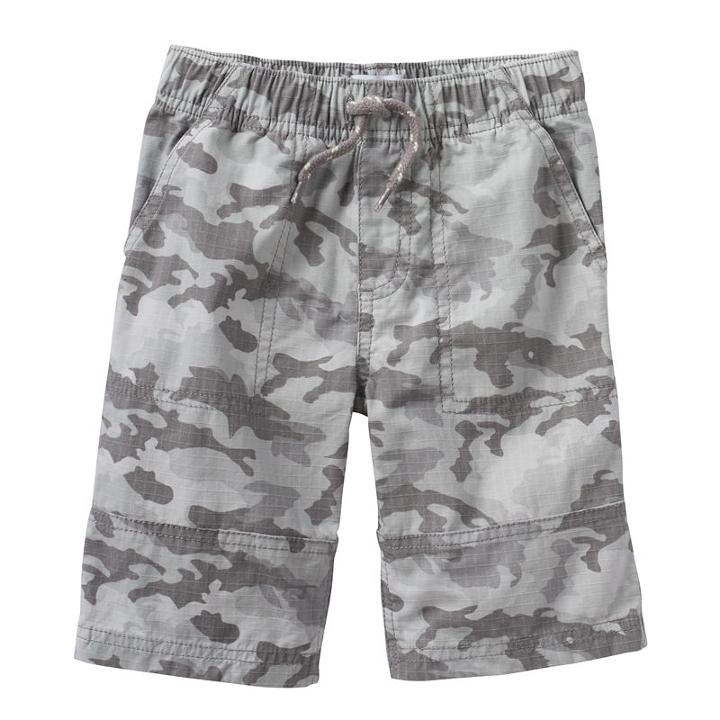 Boys 4-7x Sonoma Goods For Life&trade; Camouflage Ripstop Shorts, Boy's, Size: 6, Grey