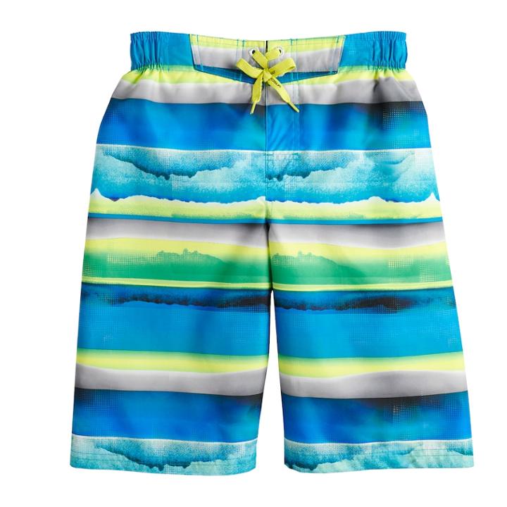 Boys 8-20 Zeroxposur Radiance Swim Trunks, Size: Large, Yellow