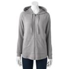 Women's Sonoma Goods For Life&trade; Raglan Hoodie, Size: Small, Med Grey