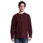 Men's Stanley Classic-fit Thermal Henley, Size: Xxl, Red