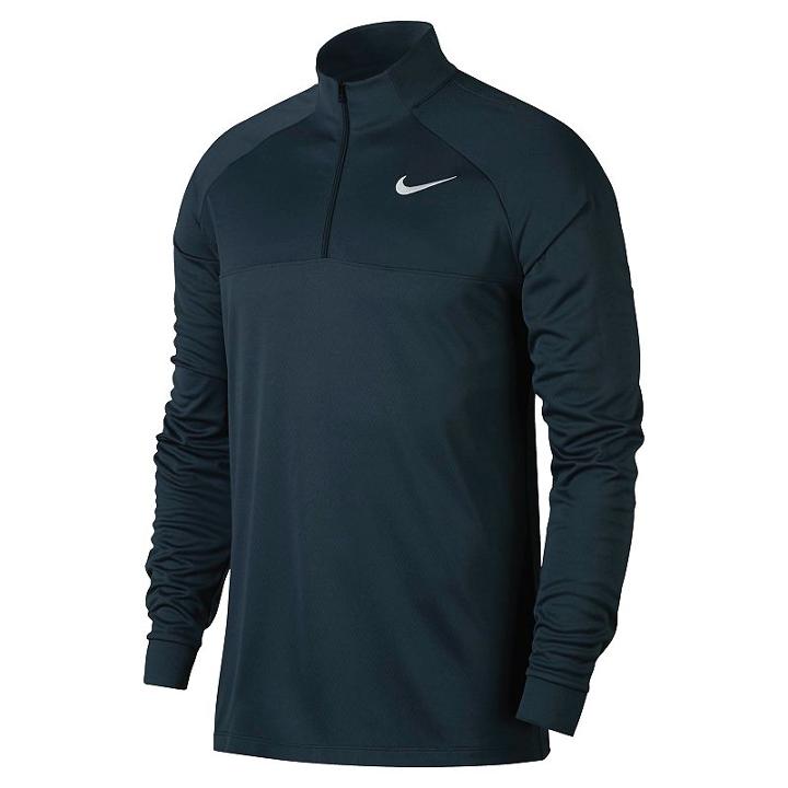 Men's Nike Essential Regular-fit Dri-fit Quarter-zip Performance Golf Pullover, Size: Xl, Light Blue