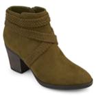 Journee Collection Senica Women's Ankle Boots, Size: Medium (7), Dark Green