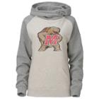 Women's Maryland Terrapins Redux Hoodie, Size: Medium, Lt Beige