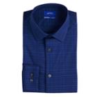 Men's Apt. 9&reg; Slim-fit Heiq Premium Flex No-iron Dress Shirt, Size: M-34/35, Dark Blue