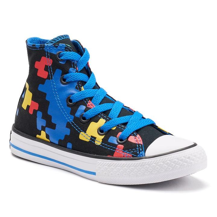Kid's Converse Chuck Taylor All Star Gaming High-top Sneakers, Size: 12, Black