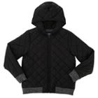 Girls 7-16 & Plus Size French Toast Quilted Hooded Bomber Jacket, Girl's, Size: 14-16, Black