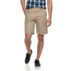 Men's Burnside Daily Chino Shorts, Size: 30, Beig/green (beig/khaki)