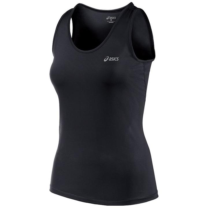 Asics Scoop Neck Running Tank - Women's, Size: Large, Black