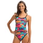 Women's Dolfin Bellas Reversible One-piece Swimsuit, Size: 24 Comp, Multi Cancun