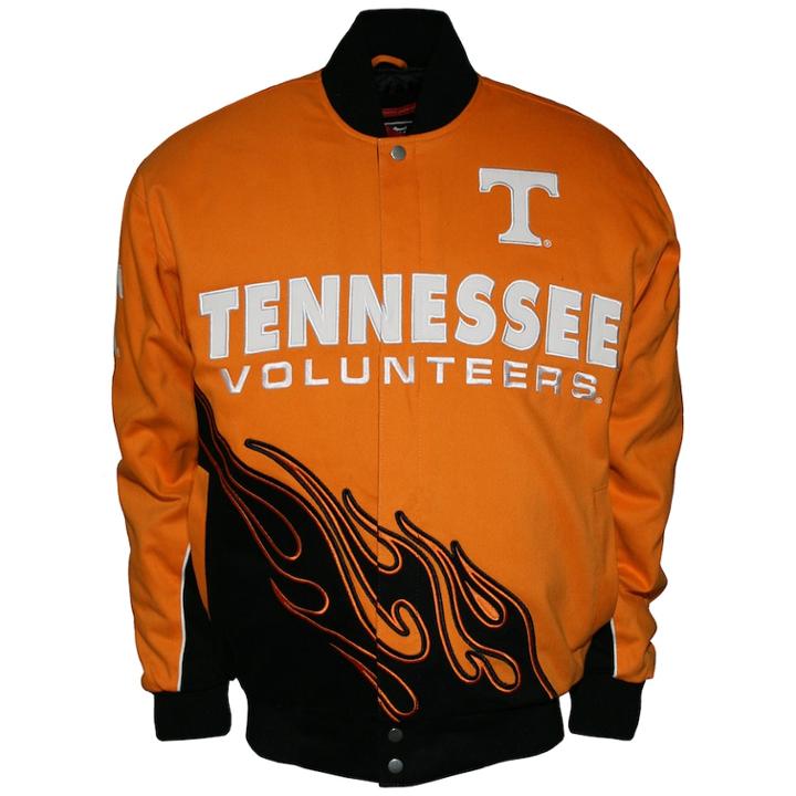 Men's Franchise Club Tennessee Volunteers Hot Route Twill Jacket, Size: 3xl, Orange