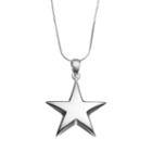 Journee Collection Sterling Silver Star Pendant Necklace, Women's, Size: 20, Multicolor