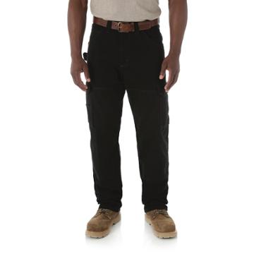 Men's Wrangler Riggs Workwear Relaxed-fit Ripstop Ranger Pants, Size: 36x34, Black