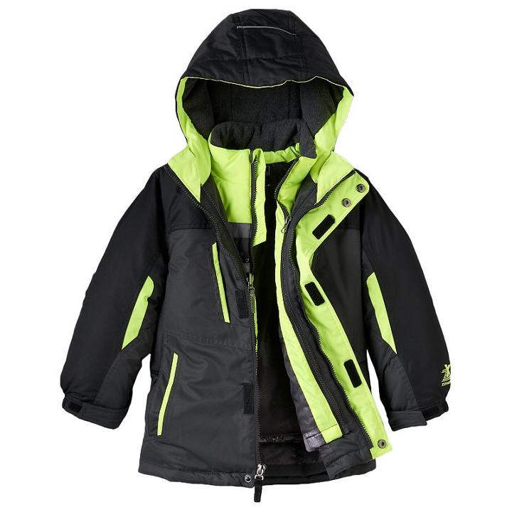 Boys 4-7 Zeroxposur 3-in-1 Heavyweight Hooded Systems Jacket, Boy's, Size: Small, Med Blue
