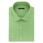 Men's Van Heusen Flex Collar Slim-fit Pincord Dress Shirt, Size: 14.5-32/33, Green Oth