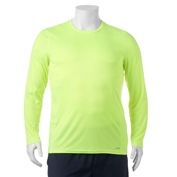 Big & Tall Tek Gear&reg; Solid Core Performance Tee, Men's, Size: 3xb, Brt Yellow
