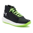Under Armour Torch Mid Grade School Boys' Basketball Shoes, Size: 4, Black