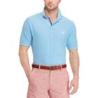 Men's Chaps Classic-fit Birdseye Polo, Size: Large, Blue