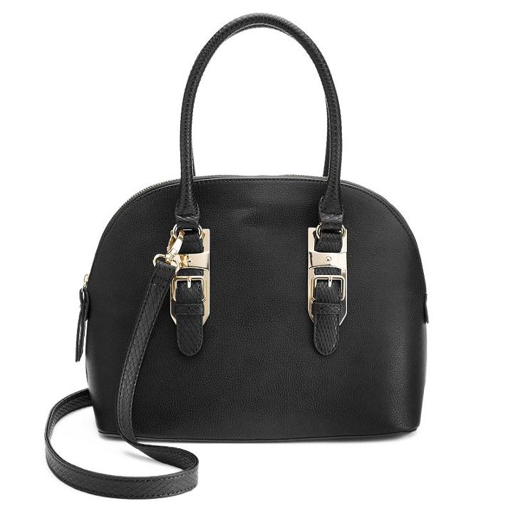 Apt. 9&reg; Abell Domed Satchel, Women's, Black