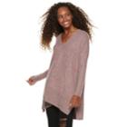 Juniors' Miss Chievous Cozy Tunic, Teens, Size: Small, Pink