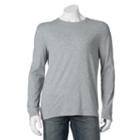 Men's Sonoma Goods For Life&trade; Heathered Everyday Tee, Size: Large, Med Grey