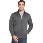 Big & Tall Izod Advantage Regular-fit Performance Fleece Jacket, Men's, Size: Xl Tall, Dark Grey
