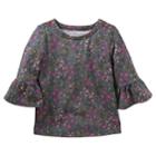 Girls 4-12 Oshkosh B'gosh&reg; Bell Sleeve Floral Print Top, Size: 6x