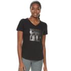 Women's Tek Gear&reg; Dry Tek V-neck Tee, Size: Xl, Black