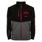Men's Franchise Club Arkansas Razorbacks Fusion Softshell Jacket, Size: Medium, Black