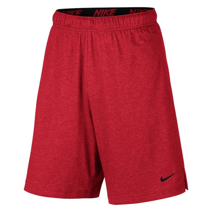Men's Nike Dri-fit Cotton Shorts, Size: Medium, Dark Pink