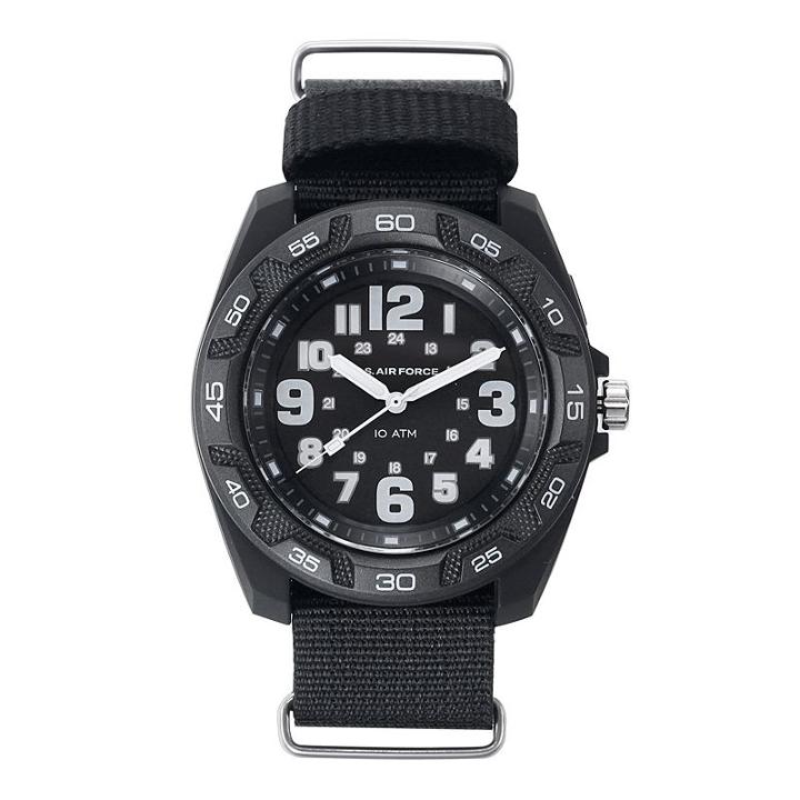 Wrist Armor Men's Military United States Air Force C42 Watch, Black
