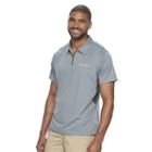 Men's Columbia Cool Coil Classic-fit Quarter-zip Polo, Size: Xl, Dark Grey