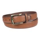 Men's Croft & Barrow&reg; Contrast Stitch Belt, Size: 34, Dark Beige