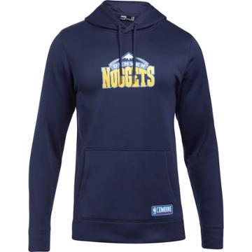 Men's Under Armour Denver Nuggets Fleece Hoodie, Size: Large, Nug Navy