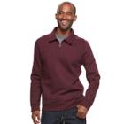 Men's Croft & Barrow&reg; Classic-fit Stretch Fleece Quarter-zip Pullover, Size: Xl, Dark Red