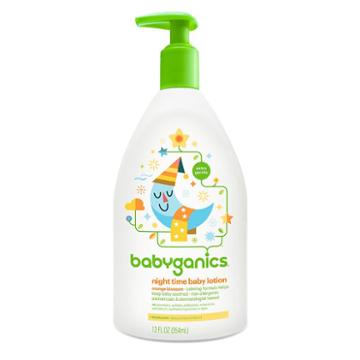 Babyganics Night Time 12-oz. Orange Blossom Baby Lotion, White