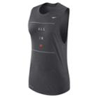 Women's Nike Clemson Tigers Dri-fit Muscle Tank Top, Size: Xl, Grey