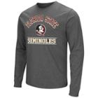 Men's Campus Heritage Florida State Seminoles Wordmark Long-sleeve Tee, Size: Large, Dark Grey