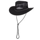 Stetson Mesh Safari Hat - Men, Size: Xxl, Black