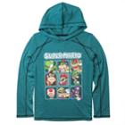 Boys 8-20 Super Mario Bros. Hooded Tee, Size: Xl, Med Green