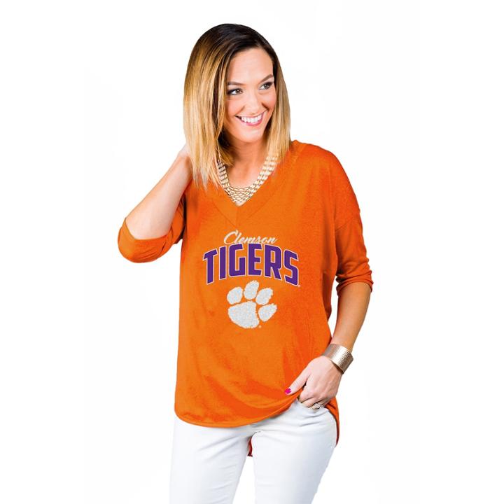 Women's Gameday Couture Clemson Tigers Team Tee, Size: Medium, Pink