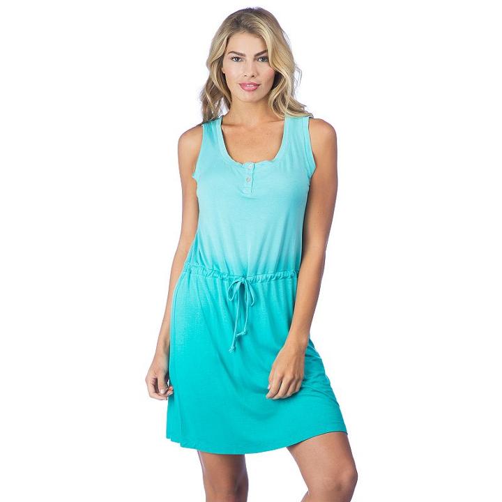 Women's Pl Movement By Pink Lotus Pretty Ombre Lounge Dress, Size: Small, Lt Green