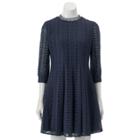 Women's Lc Lauren Conrad Lace Shift Dress, Size: 4, Blue