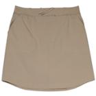 Girls 4-16 Chaps School Uniform Knit Skort, Size: 12, Med Beige