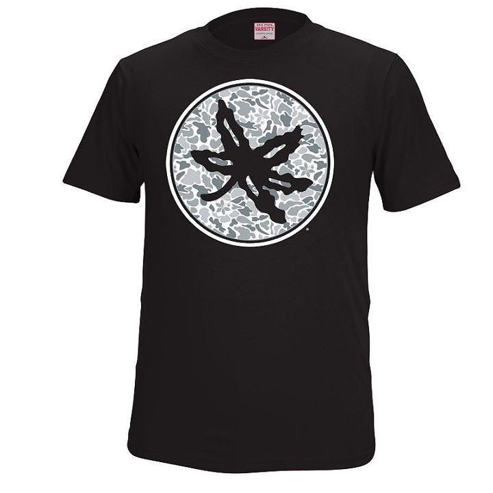 Men's Ohio State Buckeyes Logo Tee, Size: Medium, Black