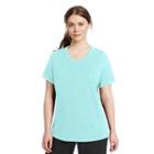 Plus Size Champion V-neck Tee, Women's, Size: 1xl, Light Blue