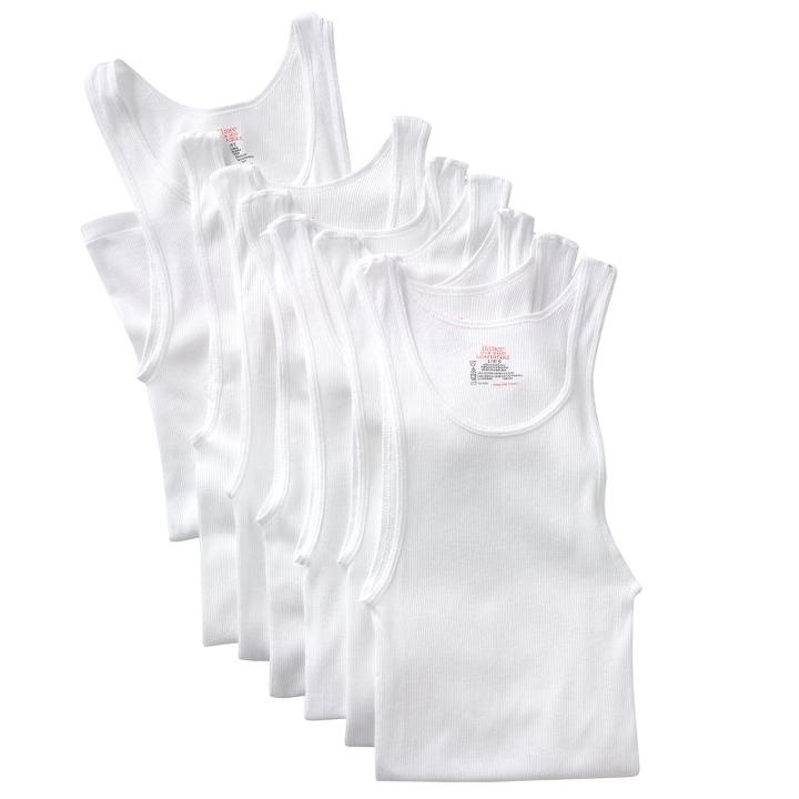 Men's Hanes Classics 7-pk. Comfortsoft Tanks, Size: Xl, White
