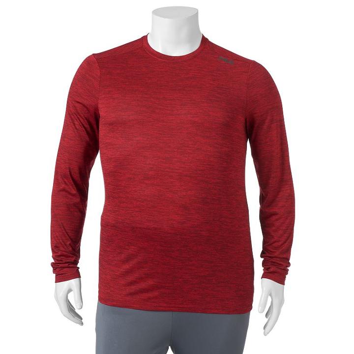 Big & Tall Fila Sport&reg; Tru-dry Space-dyed Performance Tee, Men's, Size: 3xb, Red