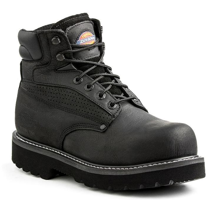 Dickies Breaker Men's Waterproof Steel-toe Work Boots, Size: 8, Black